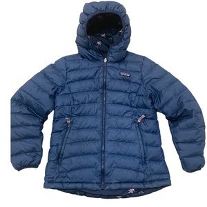 Paragonia puffer reversible jacket in goid used condition 8y